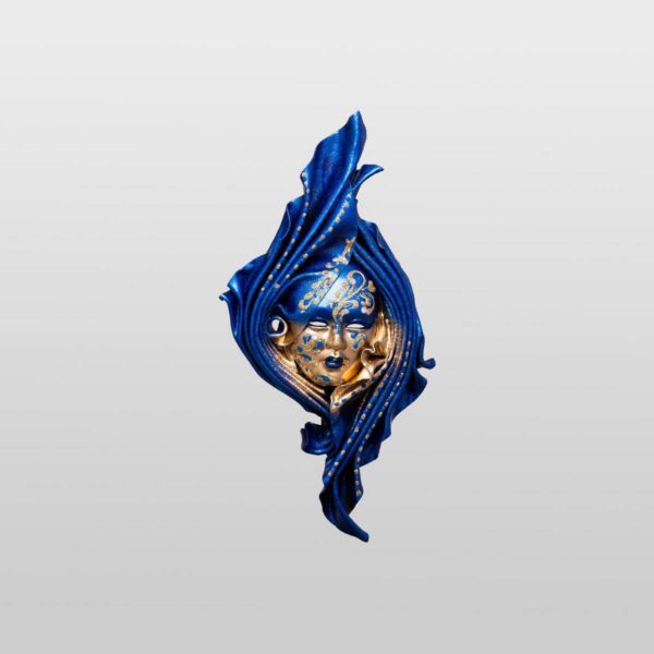 Safi - Extra Klein - Blau - Venezianische Maske