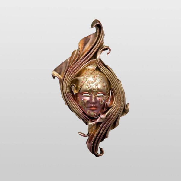 Safi - Mittel - Bronze - Venezianische Maske