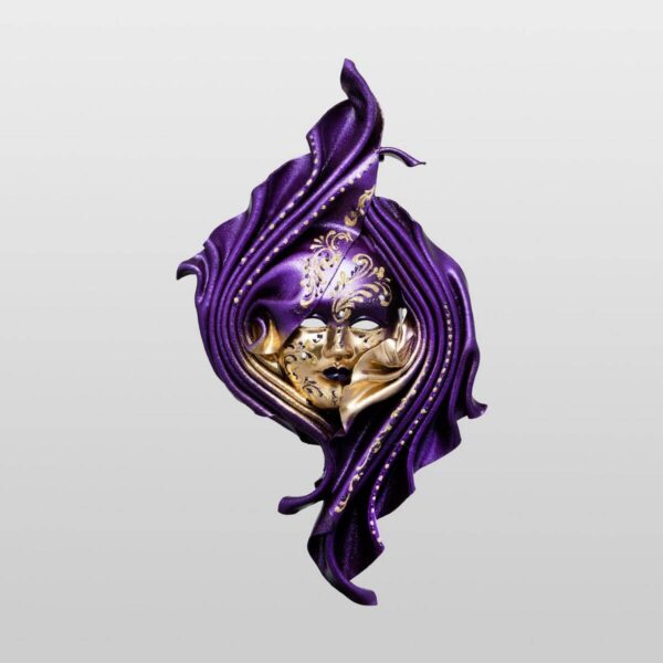Safi - Mittel - Violett - Venezianische Maske
