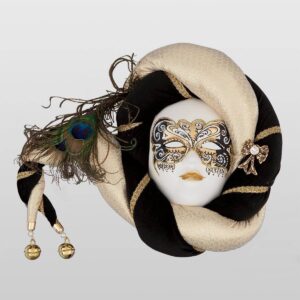 Velluto Medium - Black Color - Venetian Mask