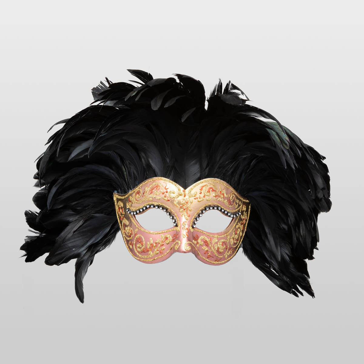 Colombina Fully Feathered Mask | Venetian Masks Made in Venice