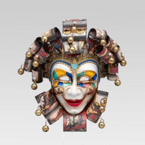Jolly Buffo Ceramica Ricci - Tarot Style - Venetian Mask