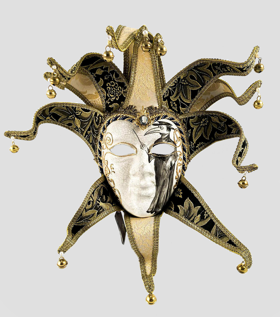 Dama_punte_disegno_medico_della_peste_Papier_mach&egrave;_venetian_mask_handmade_Veneziamaschere
